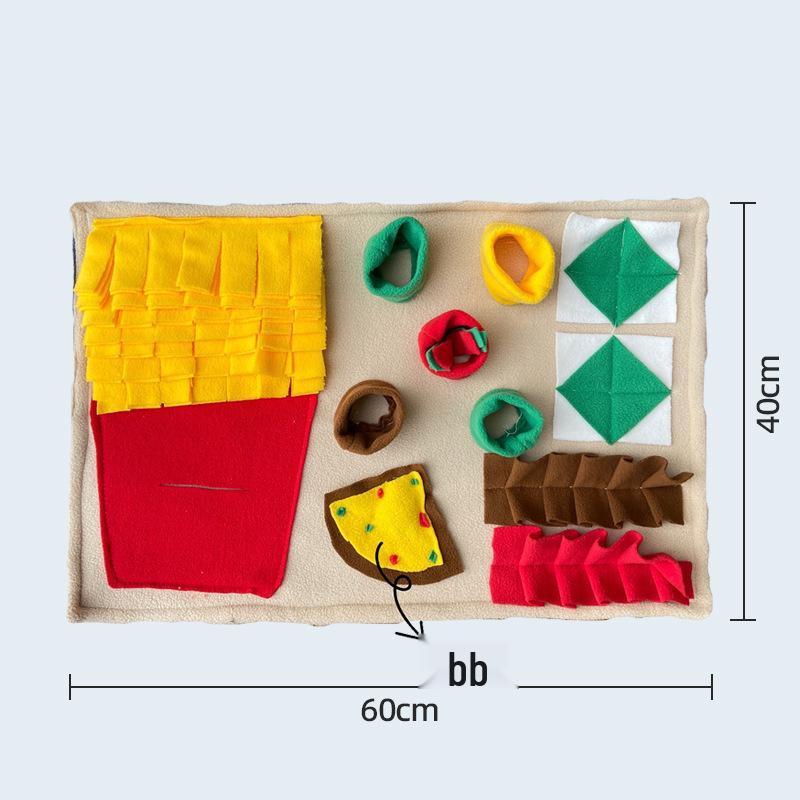 Pet Snuffle Mat: Dog & Cat Boredom Buster, Sniffing Toy, Energy Exertion, Slow Feeder, Enrichment Mat.