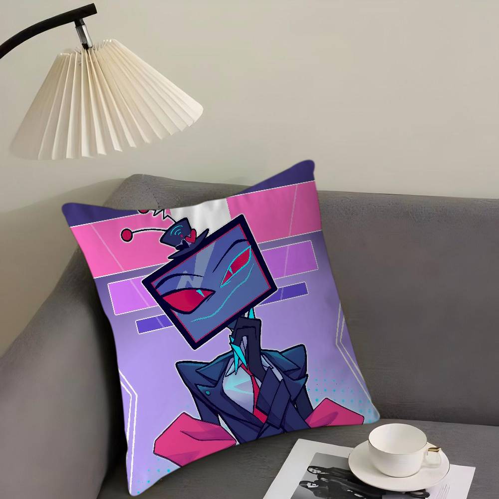 Hazbin Hotel Spersonalizowana Poszewka na Poduszkę Dekoracja Dzikiej Imprezy do Sypialni Dziecięcej Poszewka na Poduszkę Prezent na Dziecięce Urodziny, Baby Shower