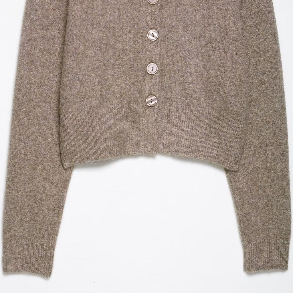 European and American style, new women's clothing, foreign style fashionable and casual button-knitted jacket 5536/149
