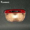 Real Soft Carbon Fiber Sticker For Subaru Impreza 2009 2010 2011 Rear Overhead Console Reading Light Car Interior Accessories