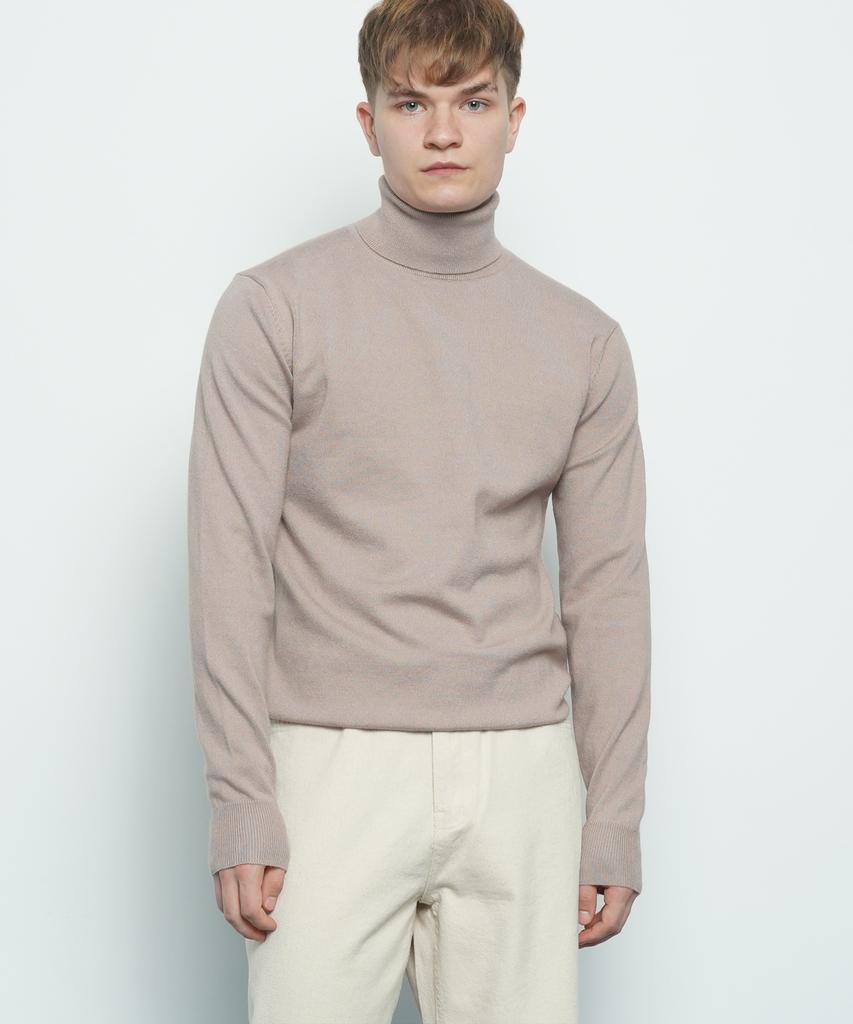 THE-ABON M613 Cash Polar Knit Mocha