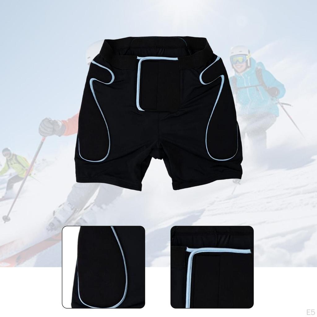 Padded Shorts Gear Tear Resistant Professional for Snowboarding Skiing Skate