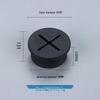 Dustproof Black Silicone Cross Rubber Plug and Phone Display Stand