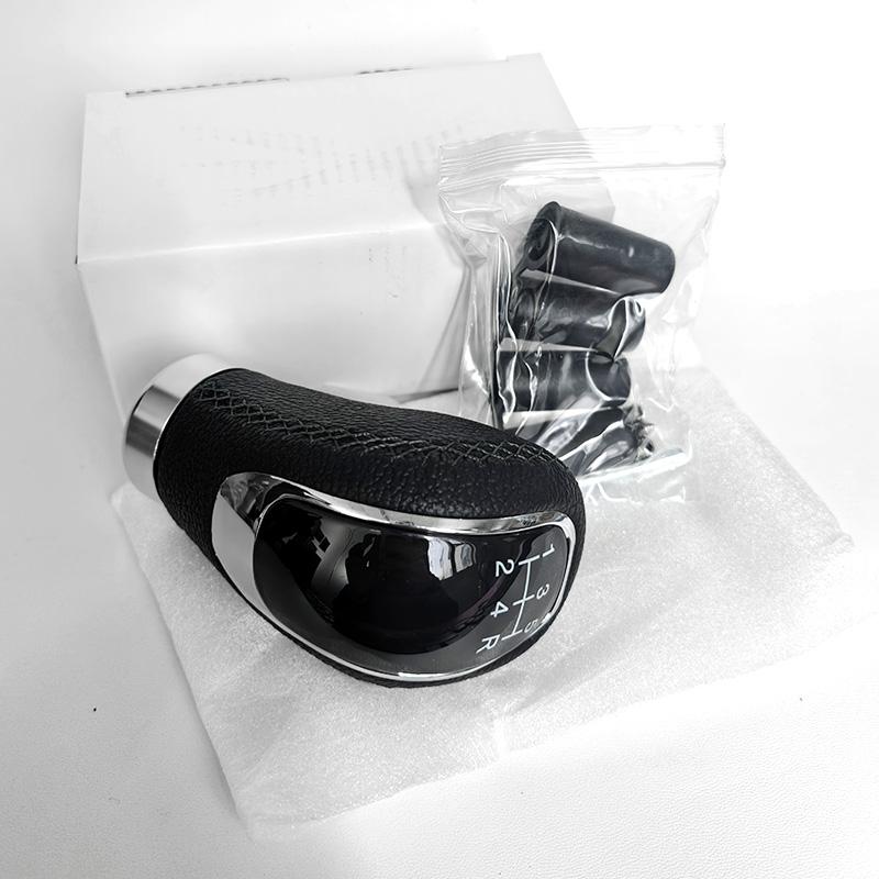5 Speed Gear Shift Knob Manual Transmission Universal Car Pu Leather Extended Gear Shifter Gear Head Gear Stick Shift