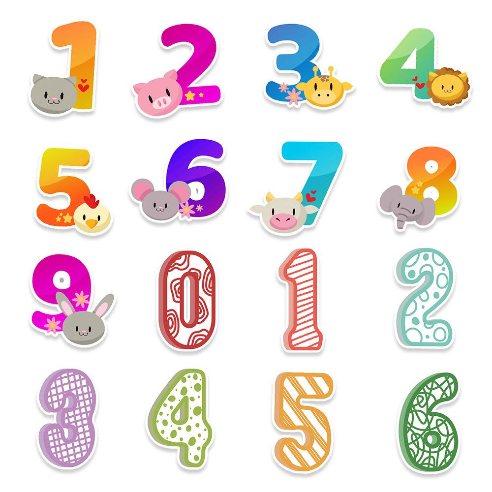 50 Digital Enlightenment Graffiti Stickers Computer Laptop Mobile Phone Water Cup Decoration Stickers Waterproof