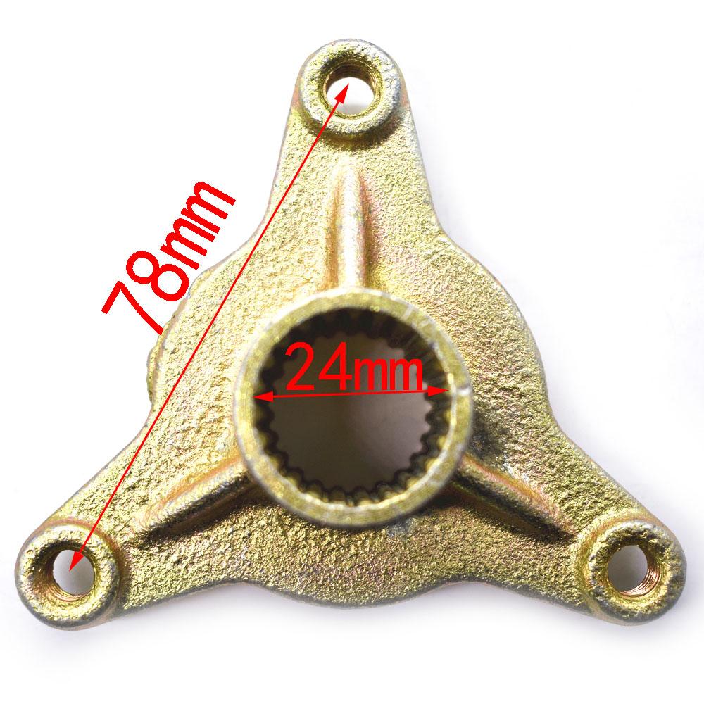 Front Rear 23T 17T  Wheel Hub or sprocket Fit For China 50cc 110cc 125cc Tire Go Kart Buggy Karting ATV UTV Quad Bike Parts