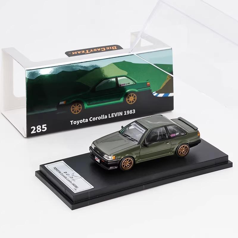 

New In Stock Dct/Shadow 1:64 Toyota Corolla Levin 1983 Ae86 Alloy Miniature Diecast Model Toyota Car Model Toy Kid Ornament Gift