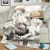 Comfortable Warm Flannel Blanket "ONE PIECE" Theme for Sofa, Bed and Travel Use