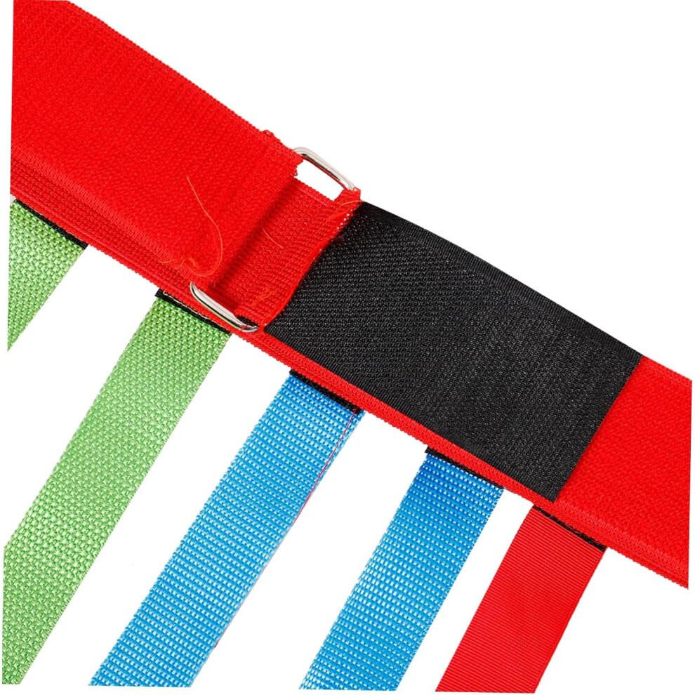 5part Reaction Training Belt for Children Oxford Fabric and Stainless Steel Interactive Toy for Outdoors Sensory Teamwork Training