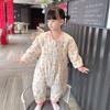 Thick Cotton Sleeping Bag Toddlers Winter Warm Footed Pajamas Unisex Kids Sleepwear With Cartoon Print