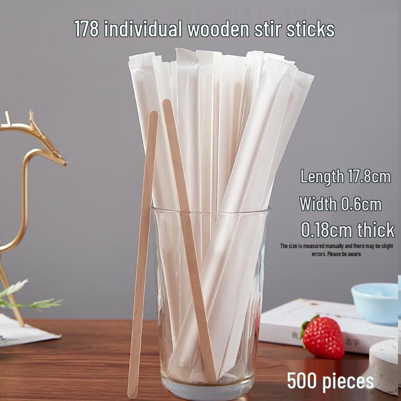 Homeglen Einweg-Heißgetränkerührstäbchen & Strohhalme