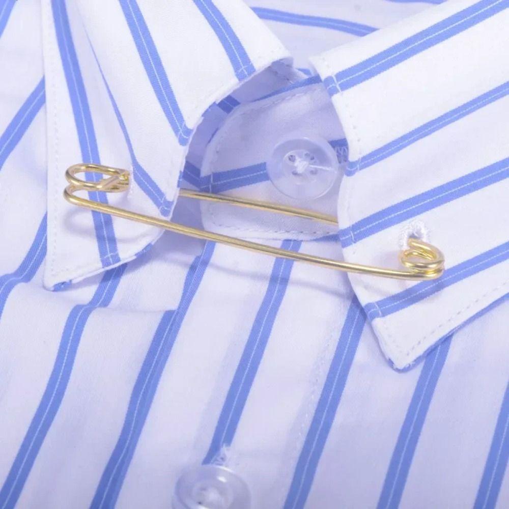 1pcs Men Dress Collar Paper Clip Collar Stay Collar Buckle Quality Shirt Collar Pin  Men