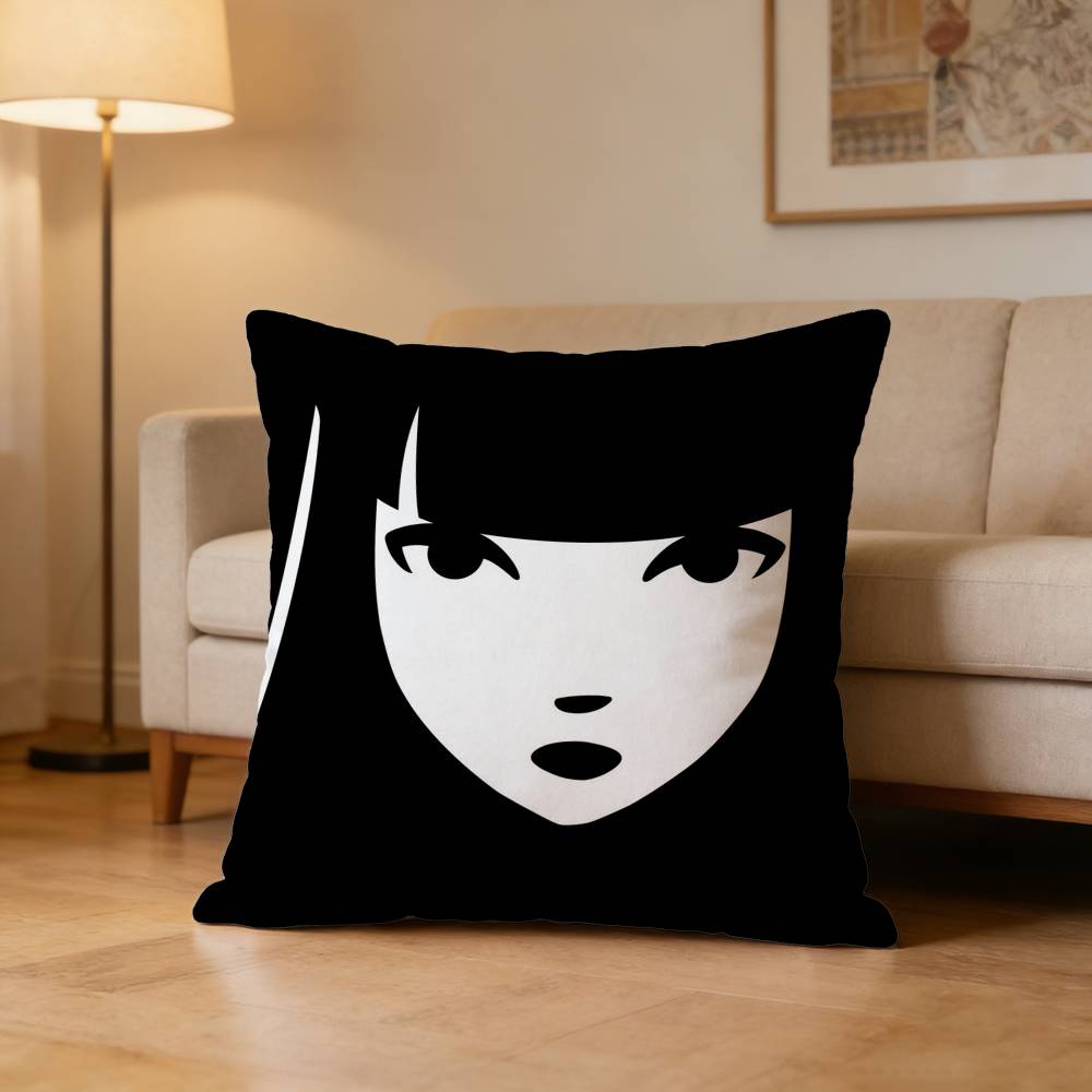 E-Emily The S-Stranges Pillow Case For Sofa Living Room Home Office Decor Protective Cover