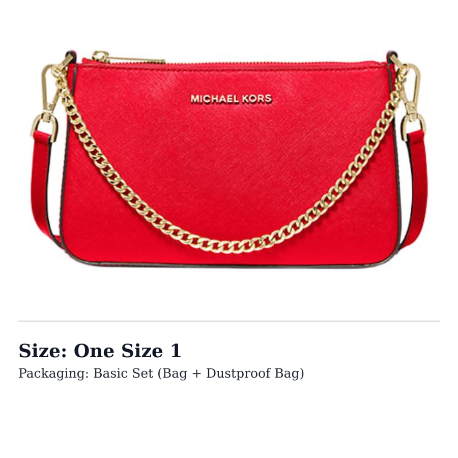 MICHAEL KORS Jet Set Leather Envelope