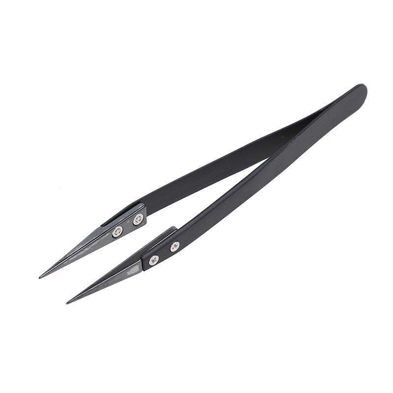 

Керамические пинцеты из нержавеющей стали черного цвета для инструментов технического обслуживания электросварки