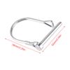 Cup Mount Bike Trailer Hitch Steel Bike Trailer Attachment Metal Compact Attachment Quick Release Connector Bike Trailer Parts
