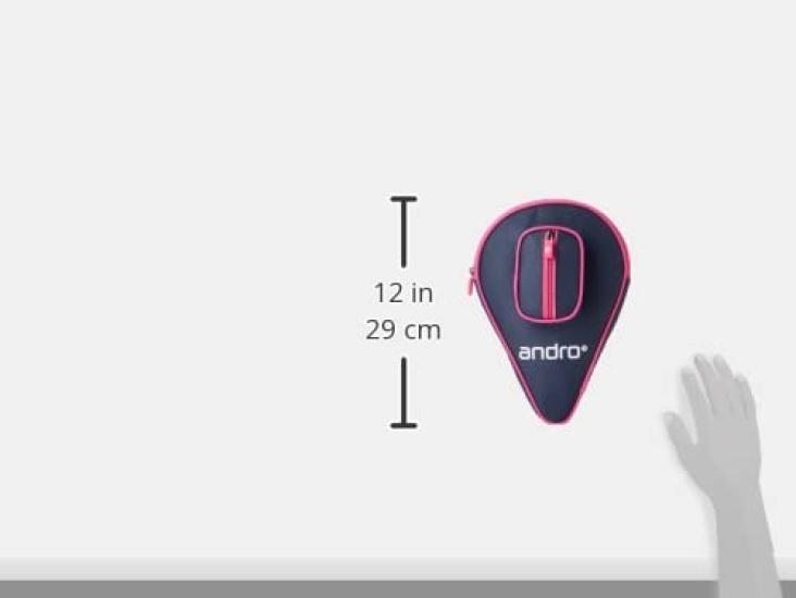 andro Table Tennis Racket Case Basic SP Case II 412022 Navy x Pink