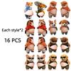 Cute Puppy 3D Belly Puffy Stickers DIY Soft Belly Squeezable Kitty Stickers Phone Case Decoration Children's Toy Birthday Gift