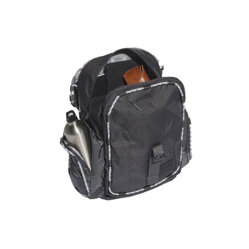 Adidas Polyester Backpack Regular Unisex Solid Gray Adidas GN2304
