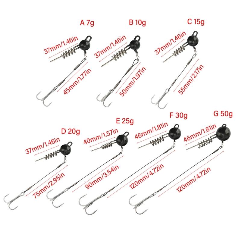 Fishing Small Round Bend Treble Hook Soft Lures Fishhook Soft Baits Treble Fish Hook Steel Wire Treble Fishing Hook