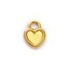 2 Piece 304 Stainless Steel Valentine's Day Charms Multicolor Heart Pendants For DIY Necklace Bracelet Jewelry Making Findings