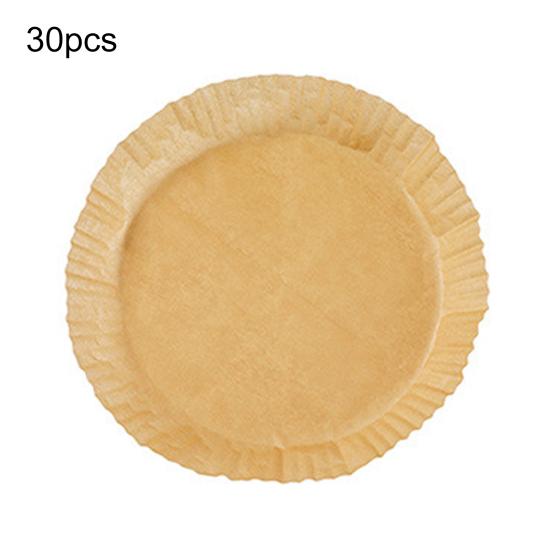 30ks vložka do vzduchových fritéz Potravinářský vodotěsný papír Vzduchové fritézy Kulatý papír do trouby pro domácí použití