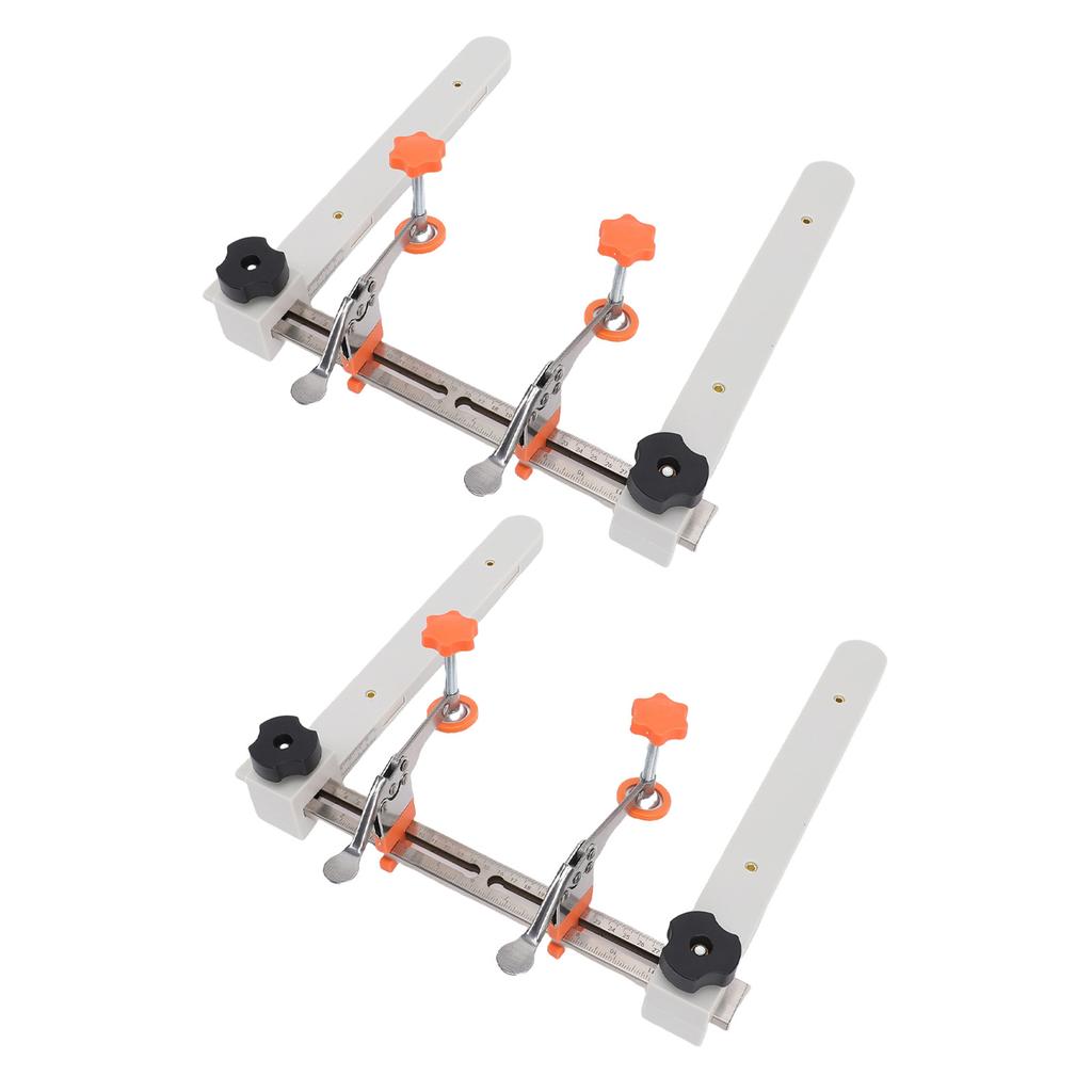 2 Sets Drawer Slide Installation Tool Plastic and Stainless Steel Drawer Slide Rail Mounting Tool