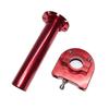 HANSWD Motorcycle CNC Aluminum 22mm Throttle Grip High Performance Twist Throttle Grip Cable Scooter Bike Pedal (Red)
