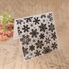 Paper Embossing Folder Snowflake Pattern Embossing Stencils Textured Scrapbooking Templates for Kid Craft Card Making