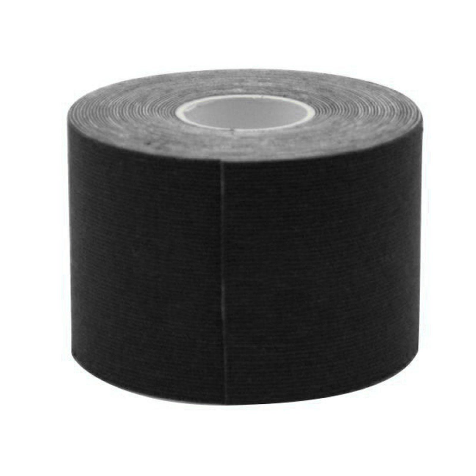 

Спортивная лента эластичная самоклеящаяся дышащая водонепроницаемая атлетическая бинтовая лента для спортивного запястья чёрный