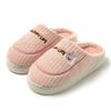Cotton slippers winter home indoor warm couple cute rabbit non-slip plush winter men's and women's slippers