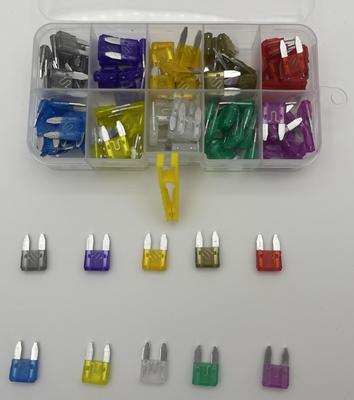 Car Fuse Set: Includes Storage Box & Removal Tool, Fits Various Models and Applications,