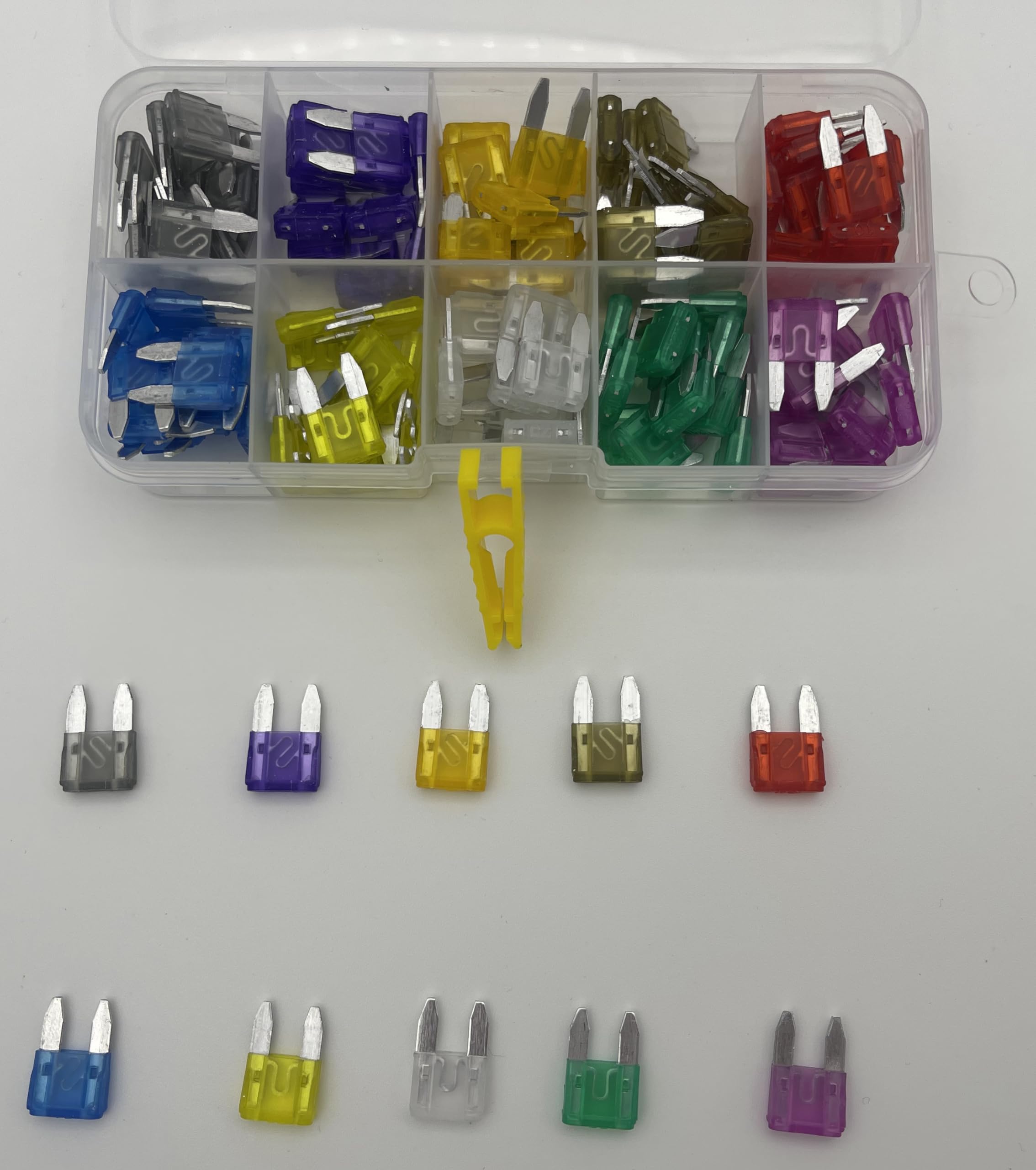 

Car Fuse Set: Includes Storage Box & Removal Tool, Fits Various Models and Applications,