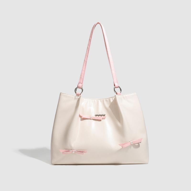 

Повседневная сумка-тоут с дофамином для поездок на работу, большая вместимость, на одно плечо, модная сумка-тоут бежевый