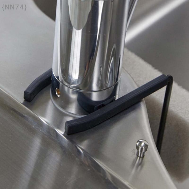 Hållbar Diskställ Diskborsthållare Liten Kök Badrum Metallorganisatör Flytande Diskmedel Avloppsfäste Kranställ Dusch Bekväm