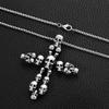 New Retro Cross Skull Pendant Necklace Niche Fashion Men's Necklace