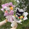 Cartoon My Melody Kuromi Cinnamoroll Kt Cat Plush Doll Creative Flower Bouquet Valentine Christmas Graduation Birthday Gift