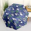 1pc Panda Pattern Design Umbrella with Plastic Handle,Suitable for All Seasons Home Travel Outdoor UmbrellaPT362