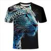 Men's Casual Digital Printing Trend T-shirt Digital Printing 3D T-shirt