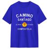 Unisex Camino De Santiago T Shirts Cotton Clothes Vintage Short Sleeve Round Collar Tee Shirt Gift Idea TShirts
