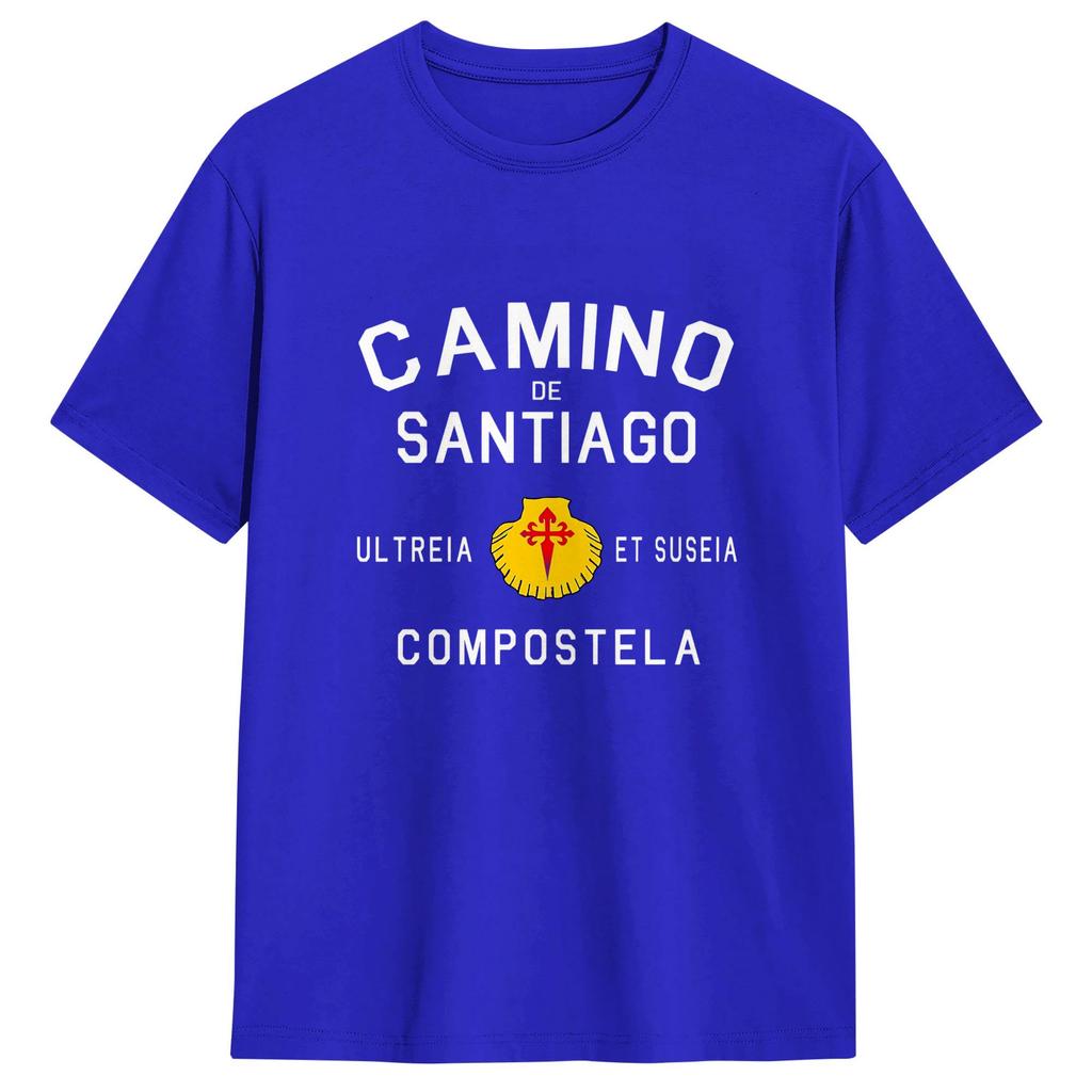 Unisex Camino De Santiago T Shirts Cotton Clothes Vintage Short Sleeve Round Collar Tee Shirt Gift Idea TShirts