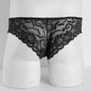 Mens Lace Floral Bulge Pouch Low Rise Bikini Briefs Shorts Underwear Underpants Lingerie Nightwear G-string