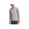Under Armour Seamless Stride SS25 Running Series Gradient Logo Slim Fit Crew Neck T-Shirt Men Tops Storm-Gray 1388043-044