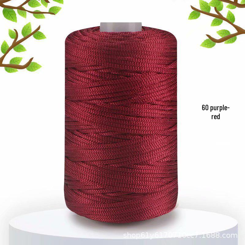 125g Ice Silk Linen Yarn for Knitting: Medium-Thick, Light, and Glossy for Hats, Bags, Cushions, and Crochet Projects.