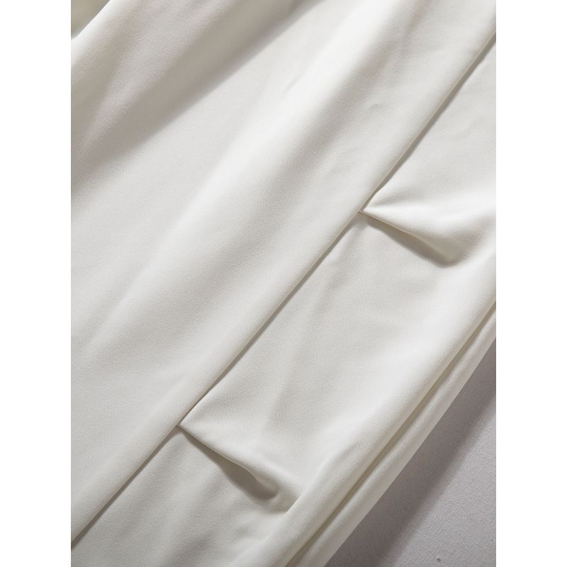 Men's Pants Spring and Autumn New Style Smooth Wrinkle-Resistant Drapey Wide-Leg Pants Trendy Versatile Loose Straight Casual Dress Pants