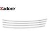 Front Grille Grill Cover Trim For Toyota Corolla 2017 2018 Facelift Chrome Car Front Lower Grills Molding Strip Accesories