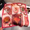 Fashion Square Fashion Foreign Style Small Silk Scarf Women'S Headband Decorative Scarf Dual-Purpose Small Square Scarf New Scarf