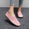 Women's Handmade Mesh Sneakers Slip On Loafers Breathable Casual Shoes Flats Summer