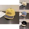 Parentchild Letter Short Brim Baseball Cap With Sun Protection For Kids And Adults Summer Spring Autumn