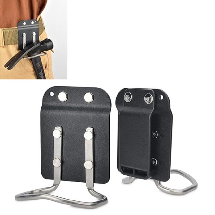 2pc Industrial Grade Hammers Drill Holders Carbon Steel Construction Workshop Garage Tool Wall Mount System